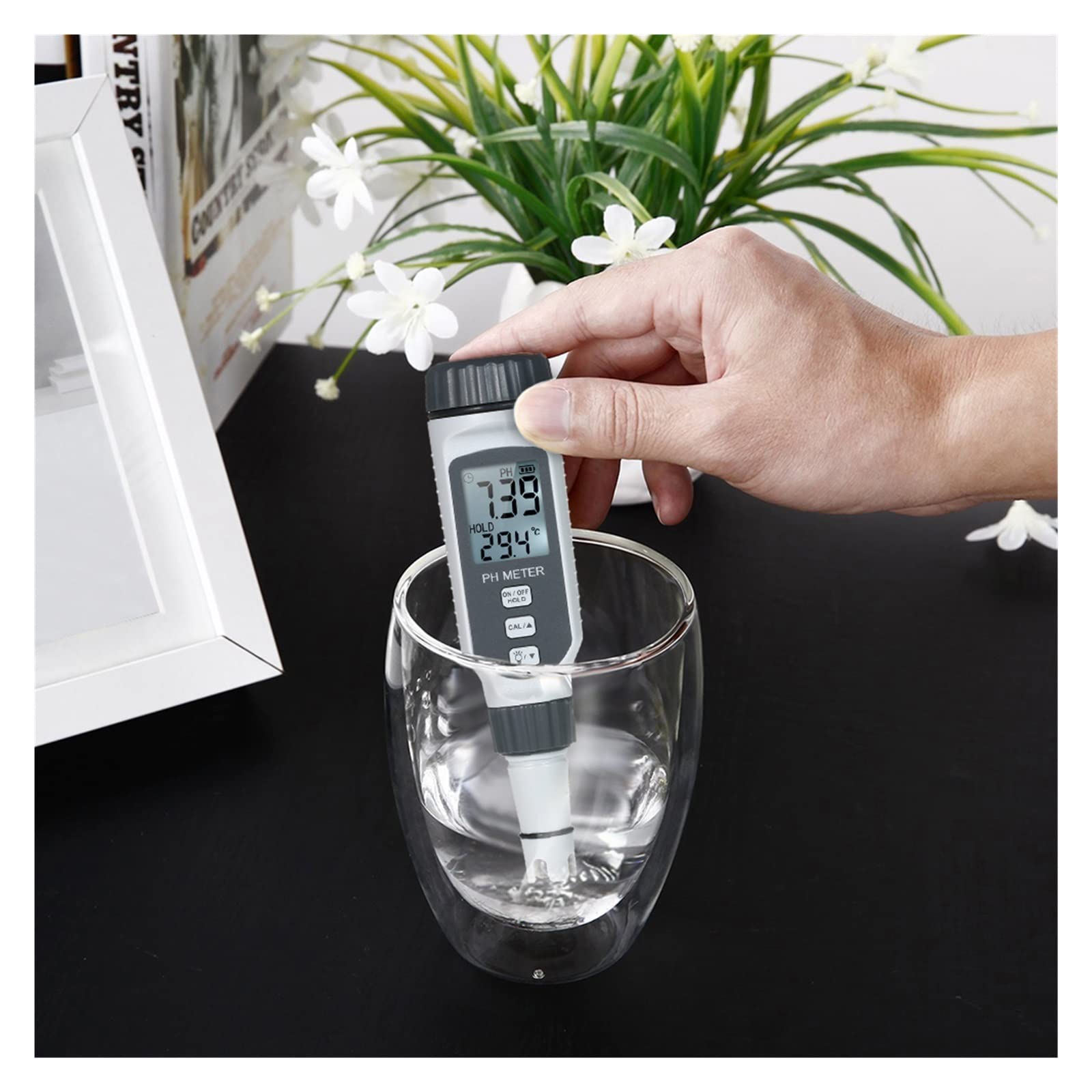 Testeur de qualité de l'eau pH-mètre Portable de Haute précision acidomètre Professionnel for la consommation Domestique d'aquarium Instruments électroniques