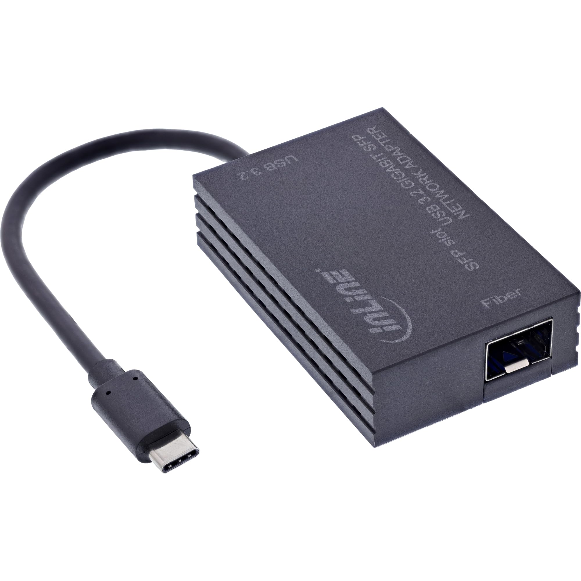 Inline Adattatore di rete USB-C a SFP per connessioni in fibra ottica, Gigabit Ethernet, 10/100/1000 Mbps, compatibile con Windows, macOS, Linux, 66659M