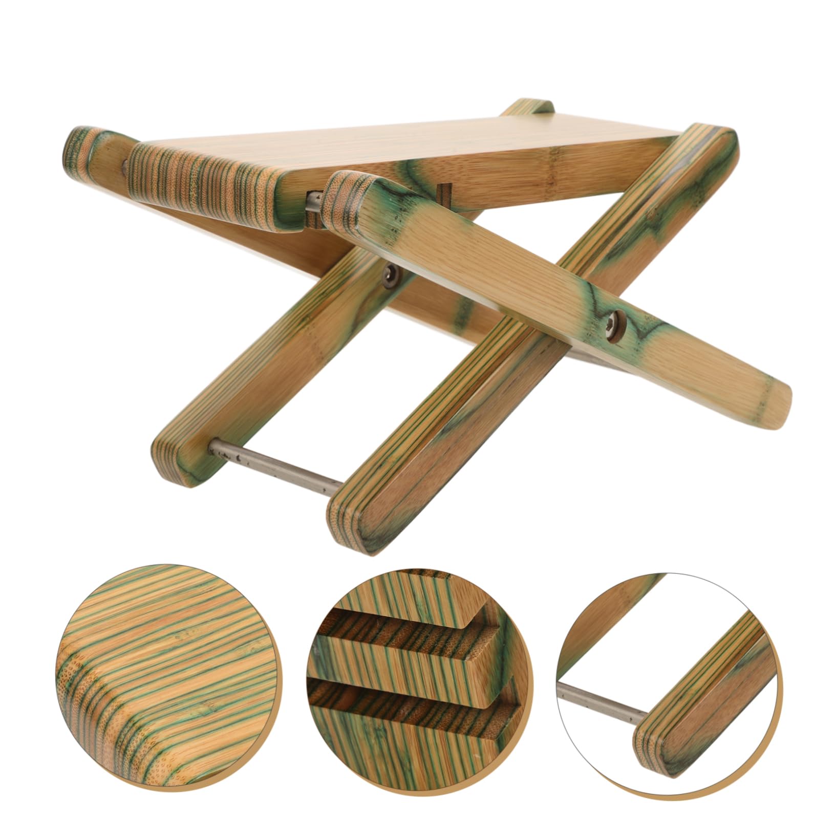 VALICLUD Fußhocker Für Gitarre Hölzerner Gitarrenfußständer Faltbarer Gitarrenfußhocker Fußstütze Für Stuhl Verstellbare Fußstütze Pediküre-fußhocker Gitarrenzubehör