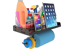 Spray Bottle Wall Mount & Paper Towel Holder