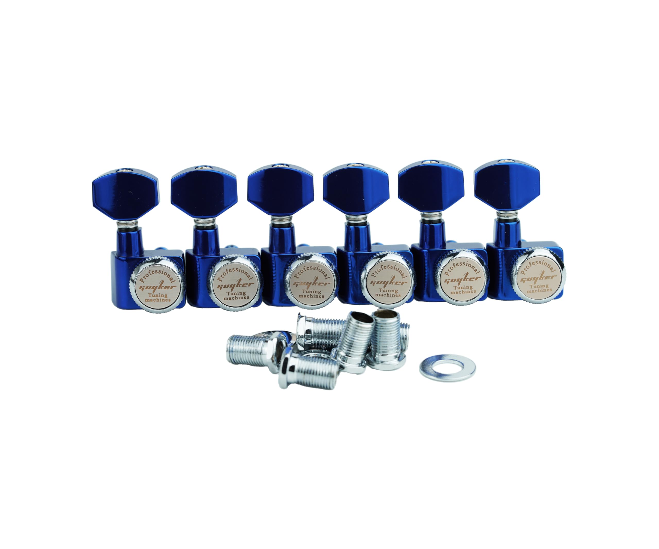 Amazon.com: Guyker 6 In-line Guitar Locking Tuners – 1:18 Lock