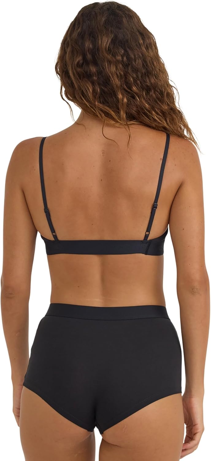 Organic Basics Women's Core Ribbed Open Back Scoop Neck Bralette - Image 2