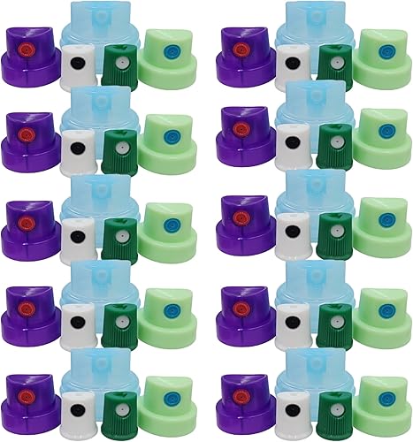 Miniatura 3 de Tapas de pintura en aerosol hembra de repuesto para Rusto paquete variado (10)