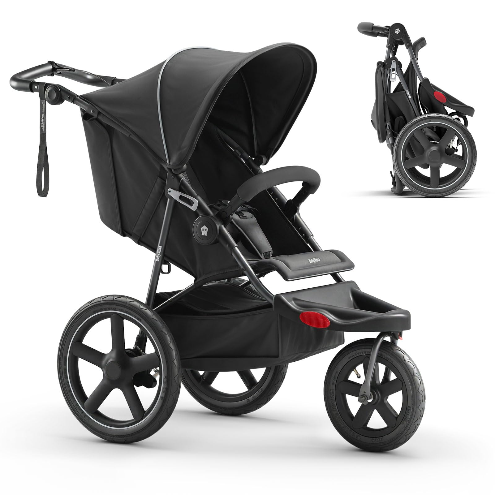 BabyVista Jogging Stroller Black