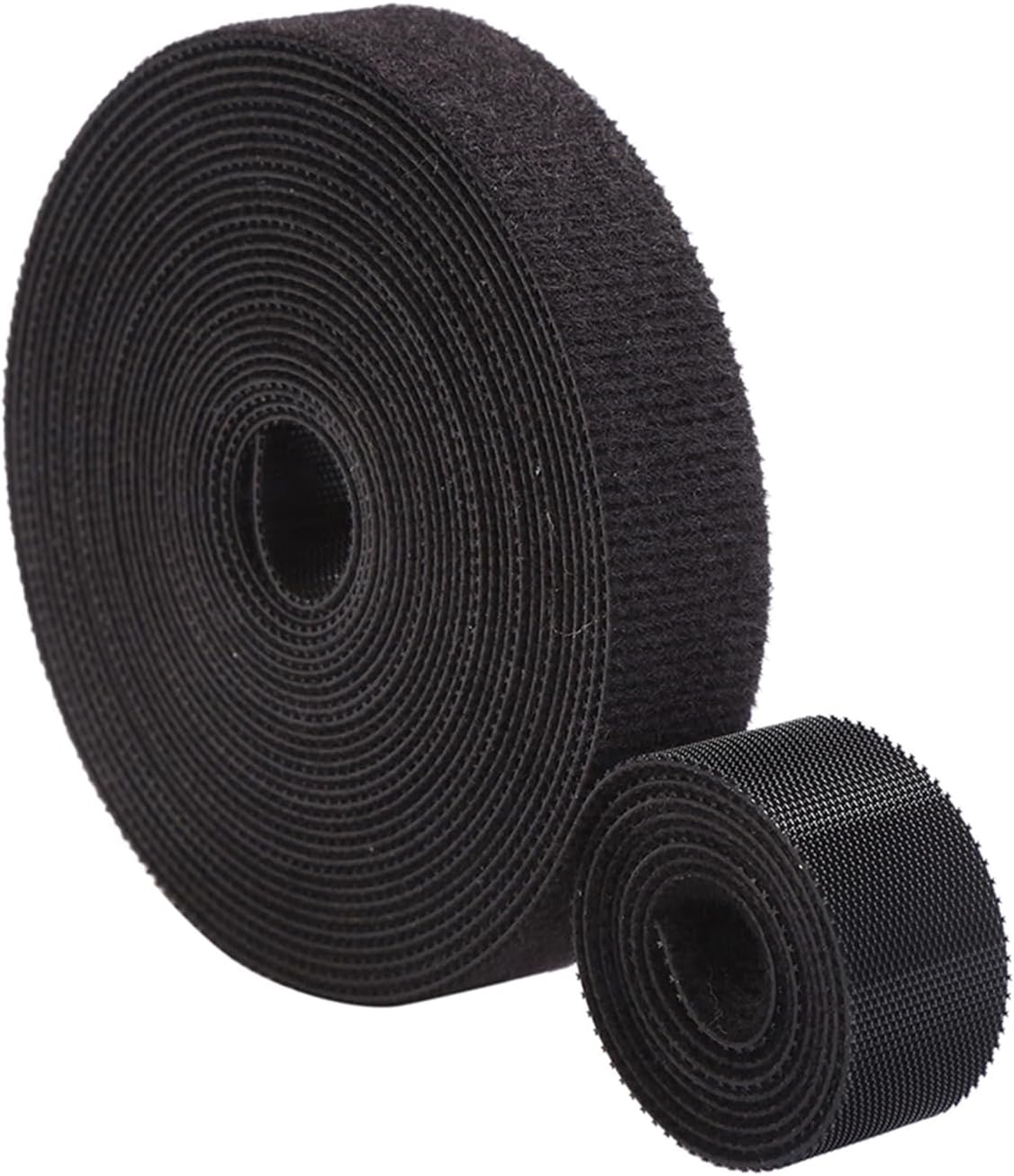 3/4 inch Reusable Cable Ties, Cut to Length, Self-Gripping Hook and Loop cinch strap Quick Wrap Cable Fastener Straps Adjustable Cord Ties Wire Ties for Home,Office and Data Centers, 5 yards