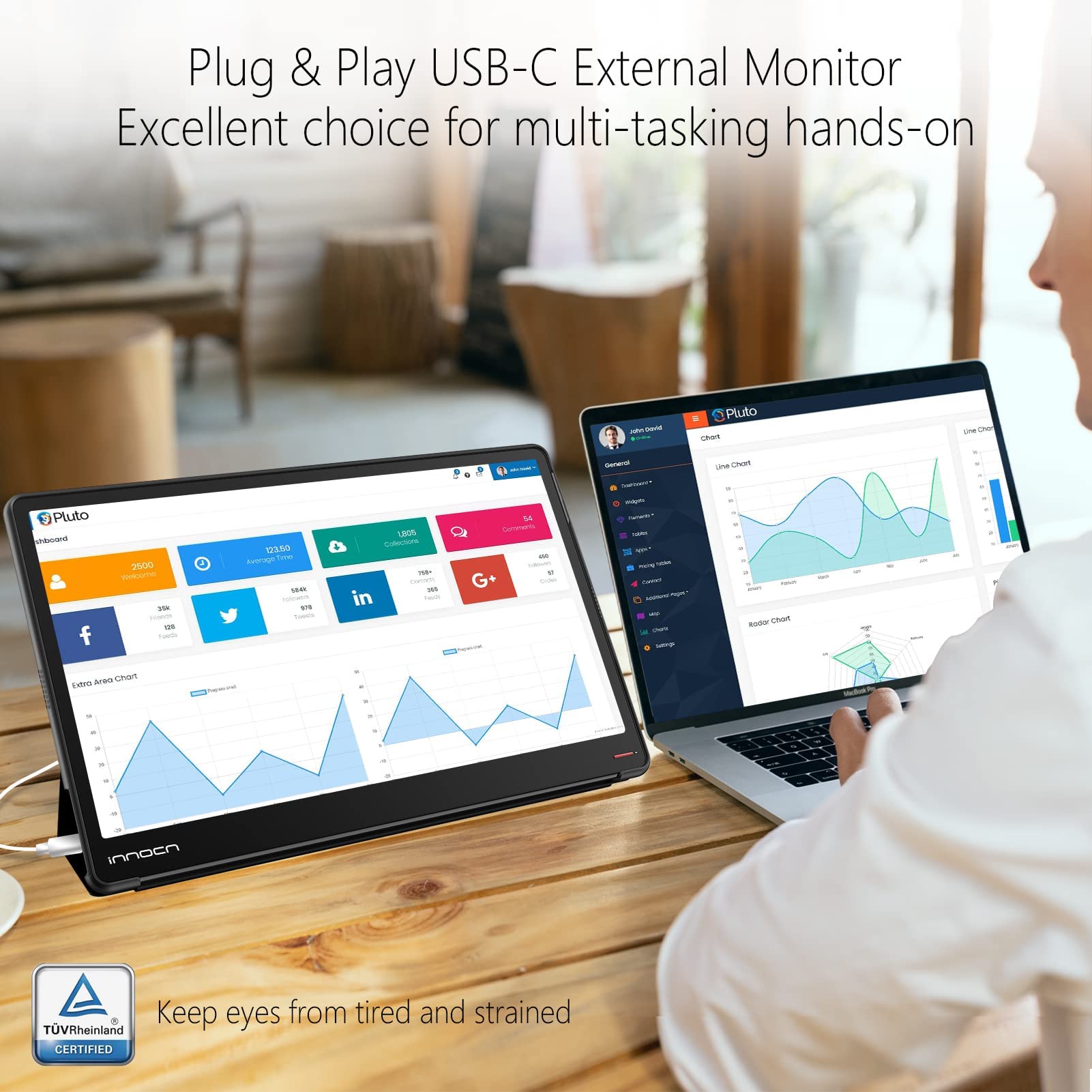 Amazon.com: INNOCN Portable Monitor - [2022] 15.8