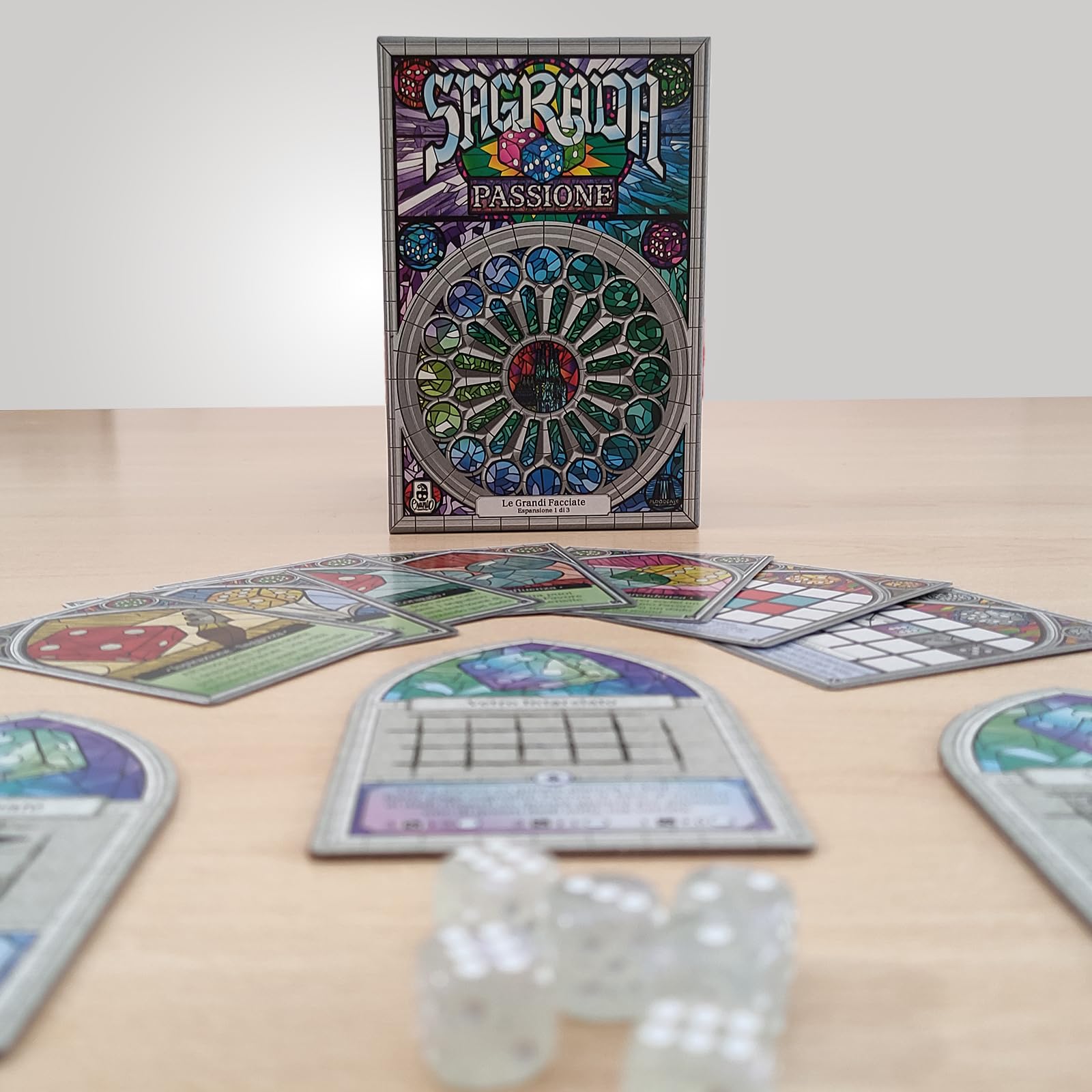 Cranio Creations Sagrada – Brettspiel Auf Italienisch, Strategiespiel Mit Glasmalerei-Thema