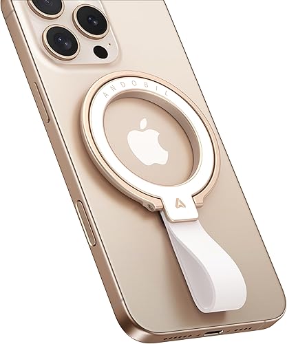 andobil Estabilidad inigualable 2025 Soporte magnético de agarre para teléfono MagSafe Soporte de anillo compatible con accesorios MagSafe para