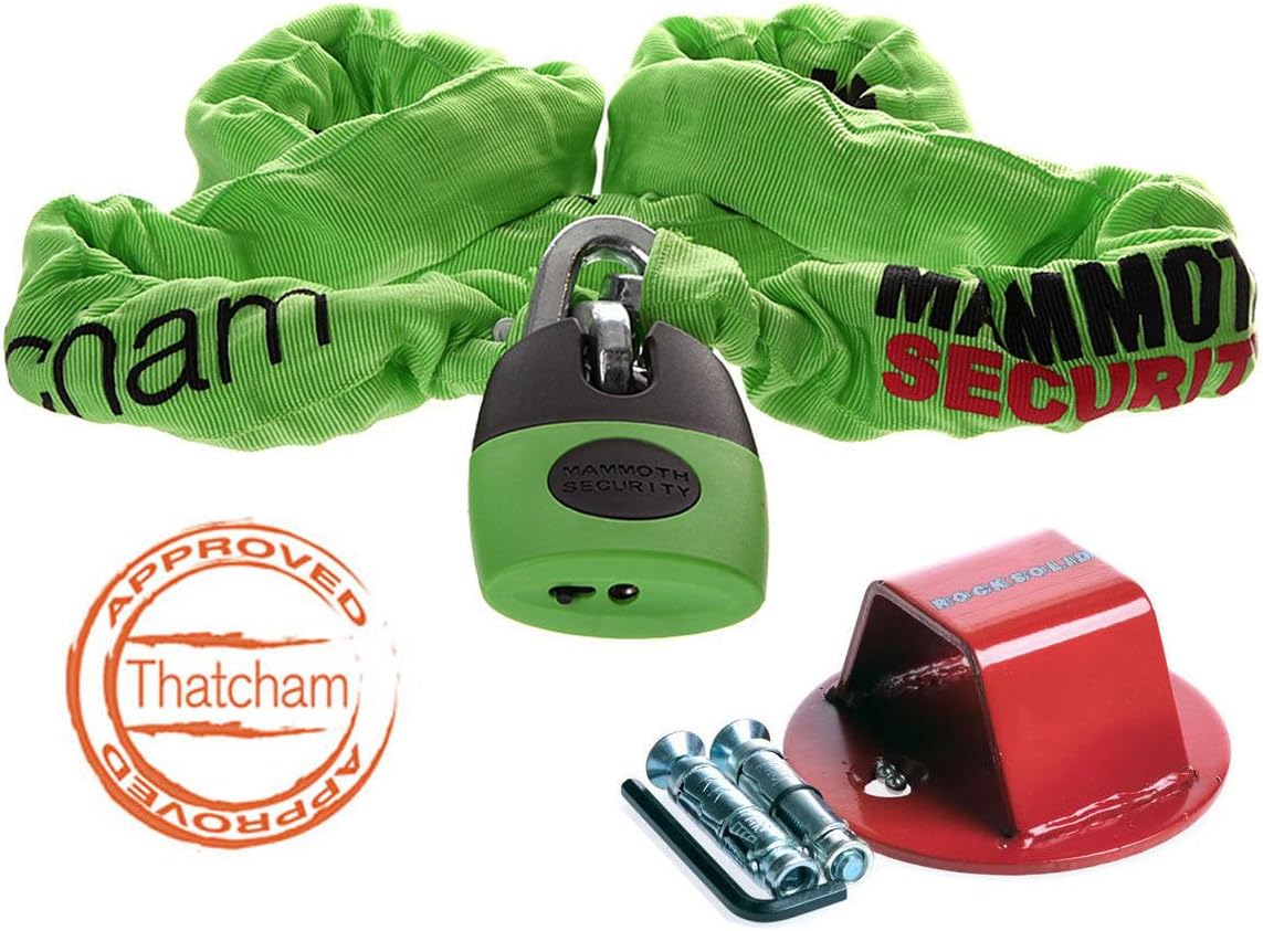 BIKE IT Mammoth Thatcham Approved Motorcycle Motorbike Chain 12mm Hard