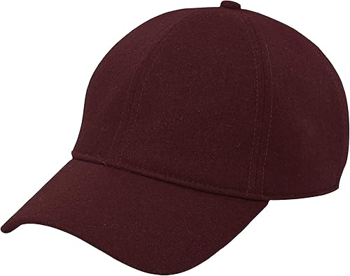 San Diego Hat Company Gorro de béisbol de lana para mujer con espalda ajustable