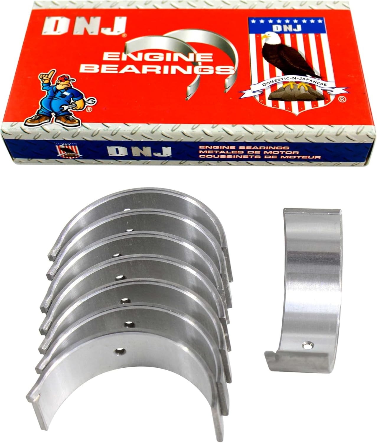 DNJ RB159 Rod Bearings Set Standard for 2002-2007 Mitsubishi Lancer 2.0L L4 16V SOHC 2000cc