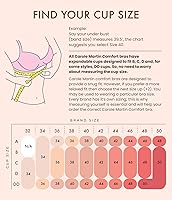 Vista 6 de Carole Martin Sujetador con cierre frontal sin varillas para mujer con correas ajustables