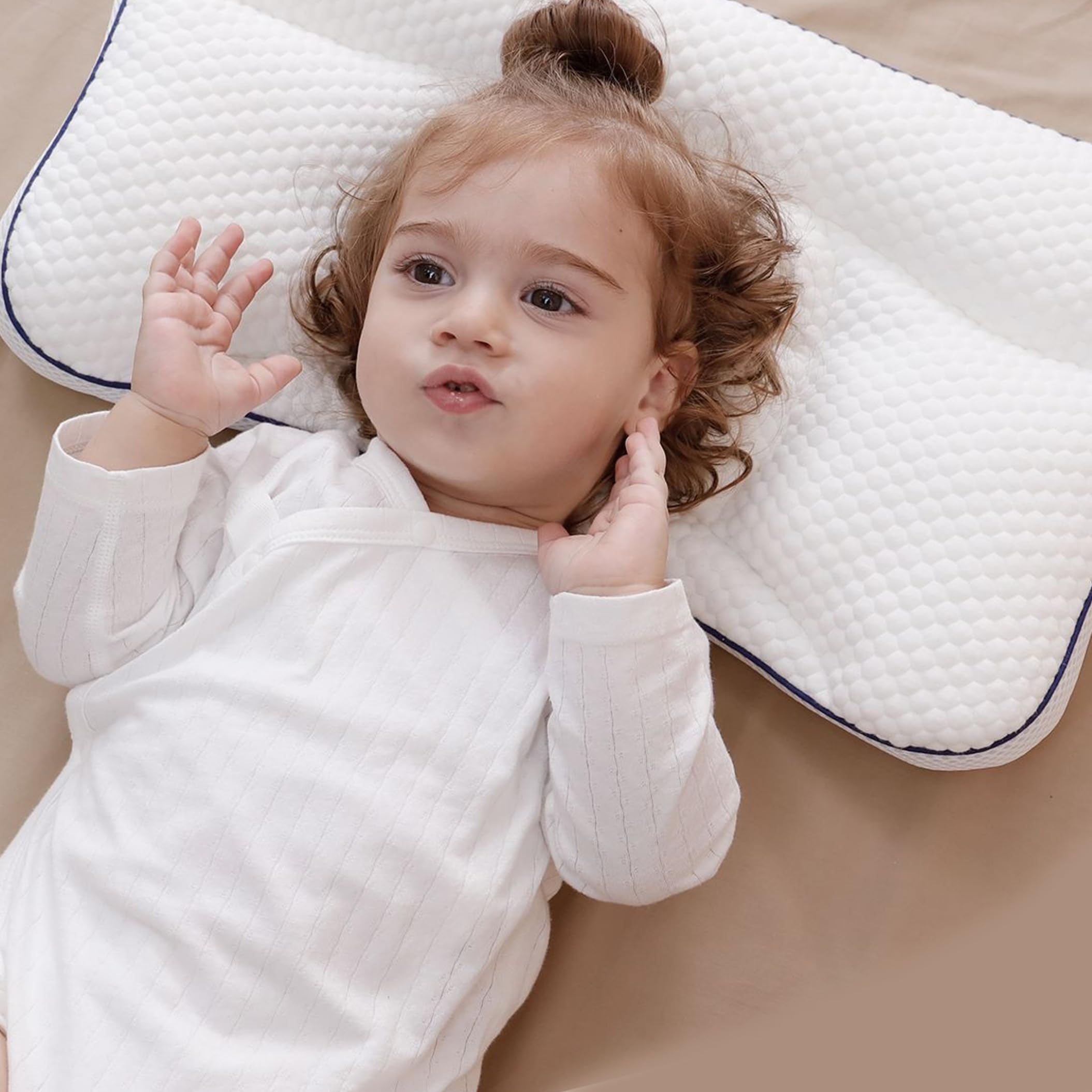 Cuscini per bambini, supporto a 5 zone, 2 cm, 1-3 anni, cuscino per bambini dai 3 anni