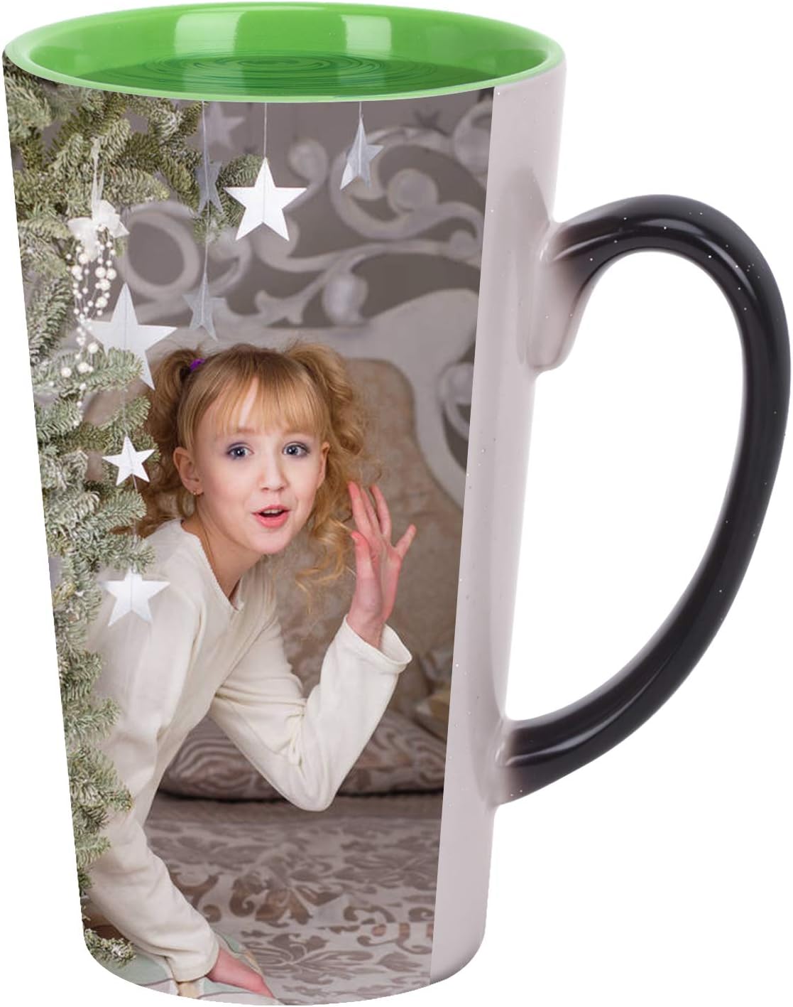 Magic Custom Mugs Personalized Coffee Mug Add Your Text Photo Picture Ceramic Coffee Cup Women Men Funny Travel Mugs Tazas Personalizadas Customized Gift for Christmas Valentine's Mother's Day