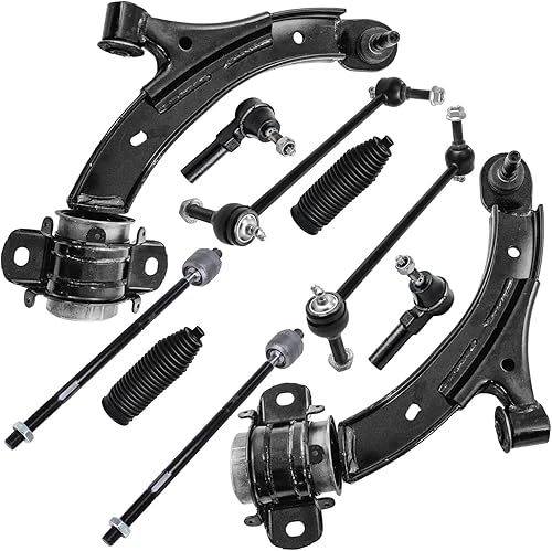 Miniatura 364 de Detroit Axle - Kit de suspensión frontal de 10 piezas para Ford Ranger Mazda B2300 B2500 B3000 B4000, 2 brazos de control superiores, 2 rótulas