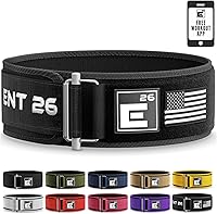 Vista 14 de Element 26 Cinturón de levantamiento de pesas con autobloqueo, cinturón de levantamiento de pesas premium para atletas de fitness funcional serio