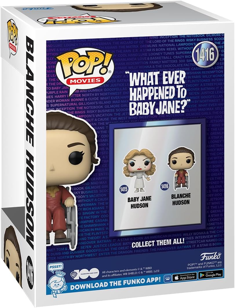 Funko Pop! Movies: WB 100 - What Ever Happened to Baby Jane?, Blanche Hudson with Chase