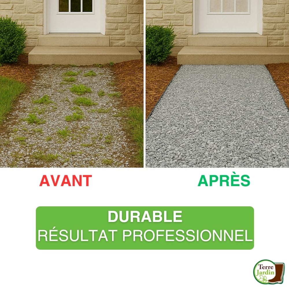 Géotextile Non Tissé 150g/m² - Rouleau 1x10m - Lot De 3 - Anti-mauvaises Herbes - Pour Allées Et Jardins
