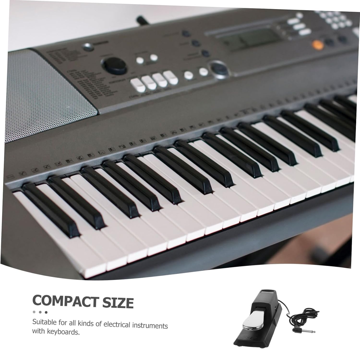 Piano Keyboard Sustain Pedal Accessory for Piano Keyboard Foot Pedal Style