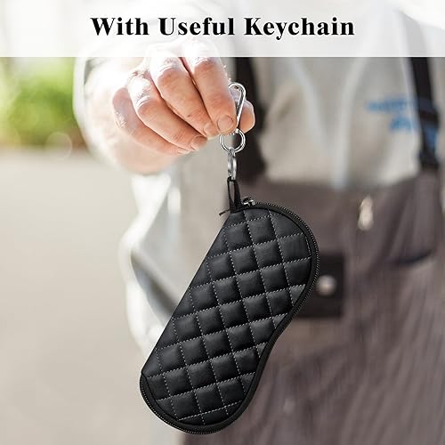 Miniatura 185 de MoKo - Estuche suave, ultra ligero, de neopreno, para lentes de sol, con cremallera y clip para cinturón