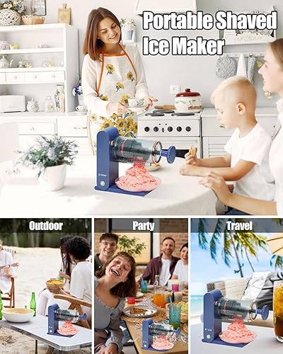 Miniatura 5 de Paquete de máquina de cono de nieve con cortadora de mandolina