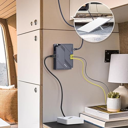 Miniatura 3 de EDUP Mini router de viaje WiFi 6, diseñado profesionalmente para Starlink Gen 2Gen 3Mini, doble banda 1800 Mbps, MU-MIMO, soporte VPN, función NAS,