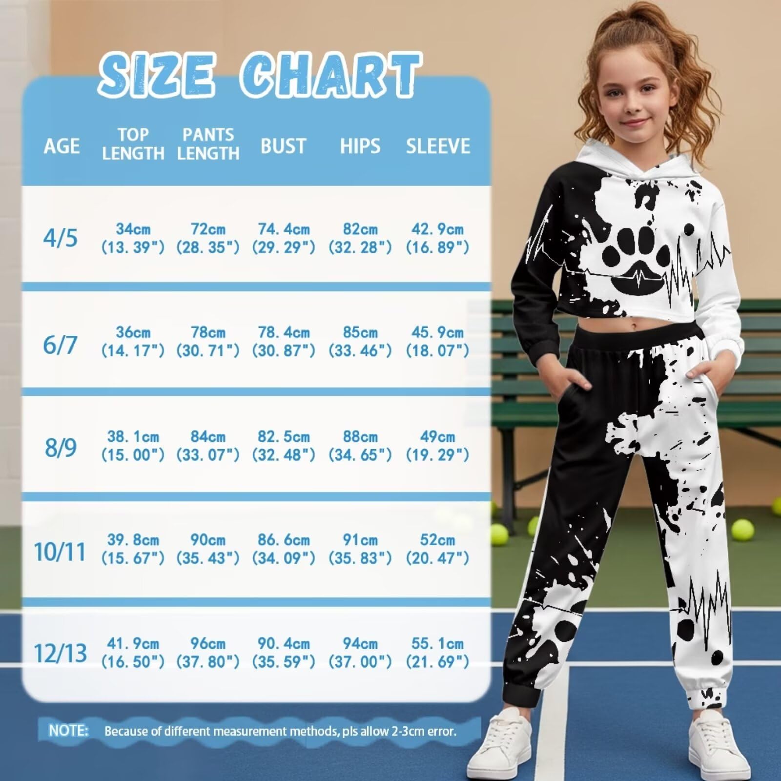 Set da jogging da ragazza 2 pezzi Oufits giacca a maniche lunghe con cappuccio da ragazza felpa sportiva con cappuccio alla moda tuta per bambini 6-15 anni