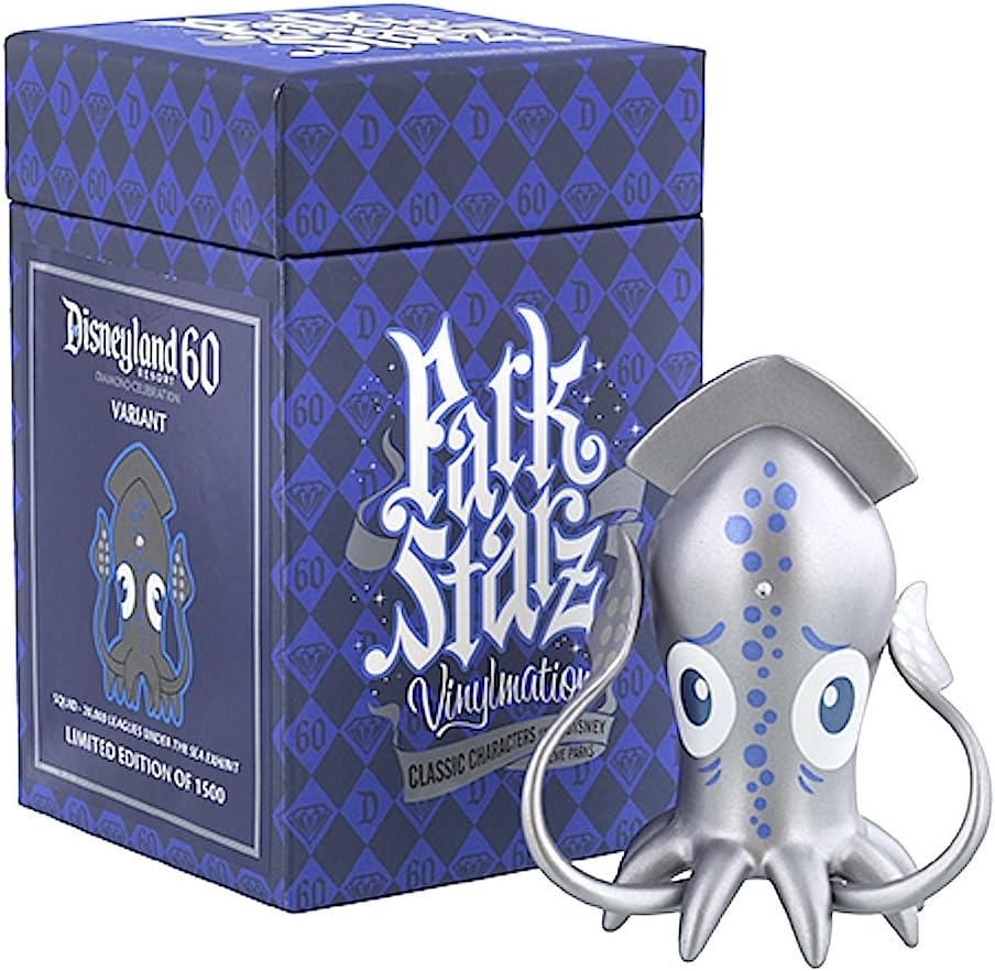 Disneyland 60th Anniversary Vinylmation Park Starz Squid from 20,000 Leagues Under The Sea Varient by Disney