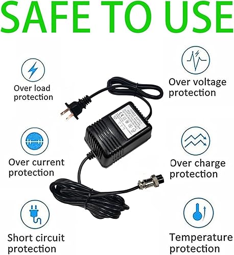 Miniatura 6 de Adaptador de corriente AC 17V 600mA con conector de 3 pines, para Yamaha MG16 MG82X, compatible con mezclador Stanton M304, Alesis Multimix 8 USB,