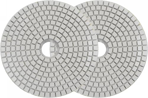 Miniatura 10 de uxcell Almohadilla de pulido de diamante de 5 pulgadas, 500 granos de molienda húmedaseca para piedra, hormigón, mármol, encimera, piso, 2 unidades