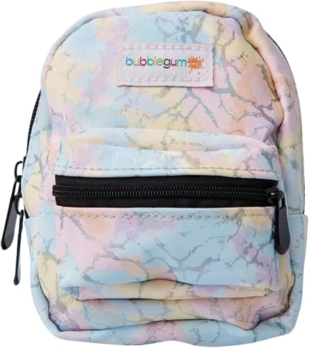 Mini Wristlet Pouch Bag - Pastel Marble Print | Bubblegum Inc