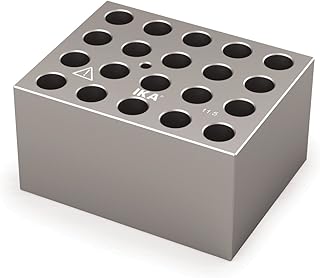 IKA 4467700 Single Block for Eppendorf Microtubes 1.5 ml, Pore Size 11.5 mm, Depth 36.9 mm