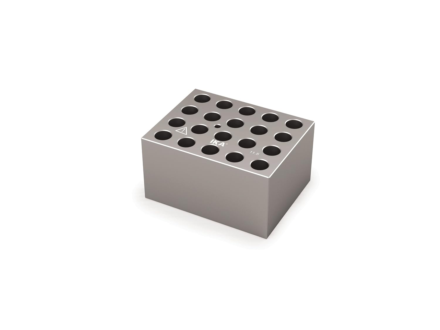 IKA 4467700 Single Block for Eppendorf Microtubes 1.5 ml, Pore Size 11.5 mm, Depth 36.9 mm