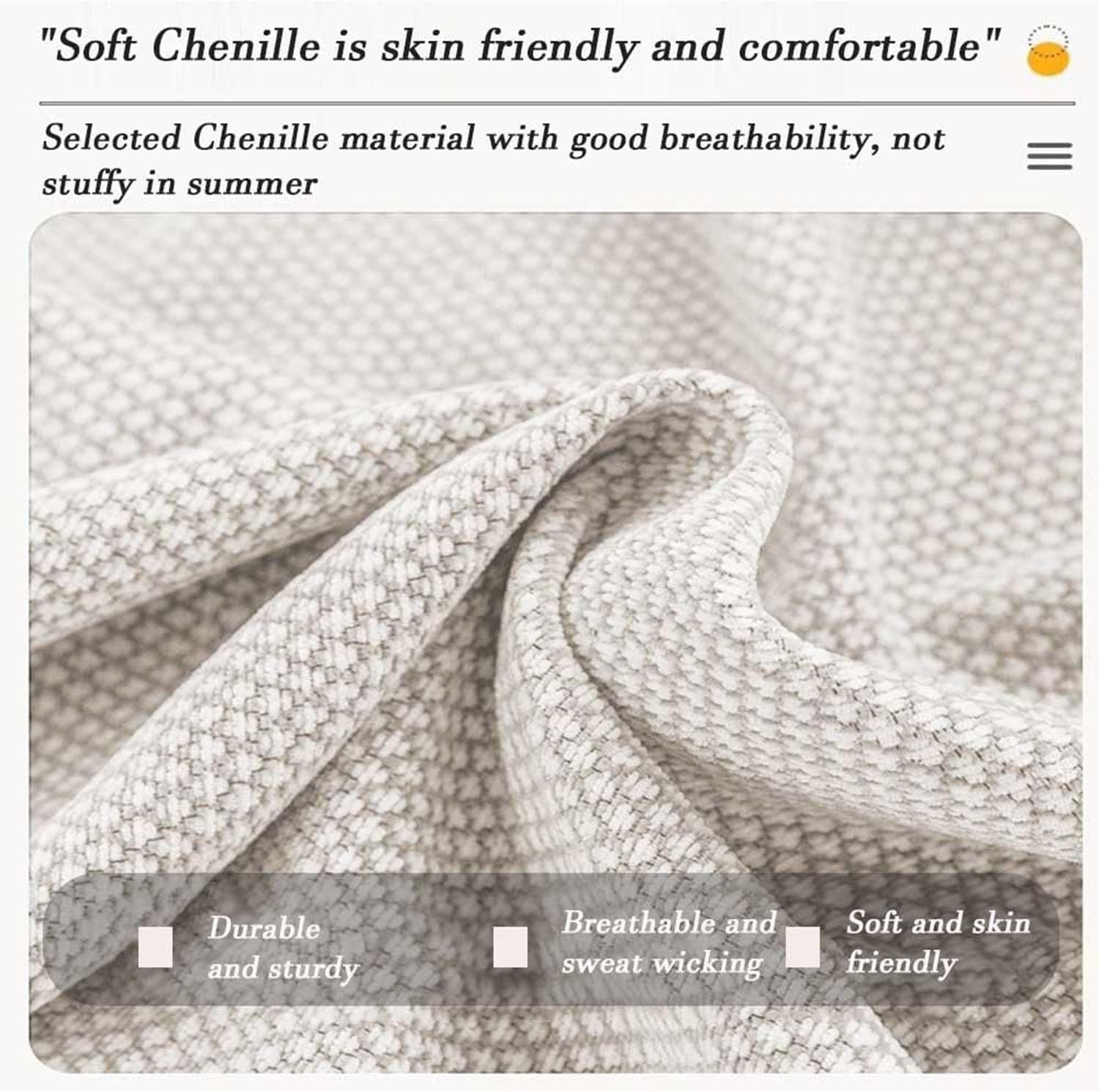 XXL Plaid Canapé, Antidérapant Jeté De Canapé 180x260cm, Housse De Canapé Grande Taille, Couverture decorative pour Angle, Idéal pour Salon et Séjour