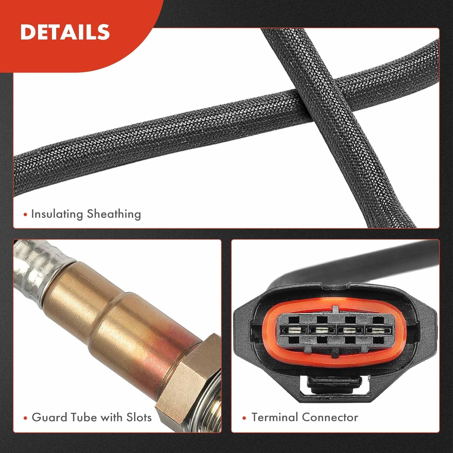 A-Premium O2 Oxygen Sensor Compatible with Chevrolet Cruze 2011-2015, Cruze Limited 2016, Sonic 2012-2018 & Saab 9-5 2010-2011, Upstream and Downstream, 2-PC Set, Replace# 55572215