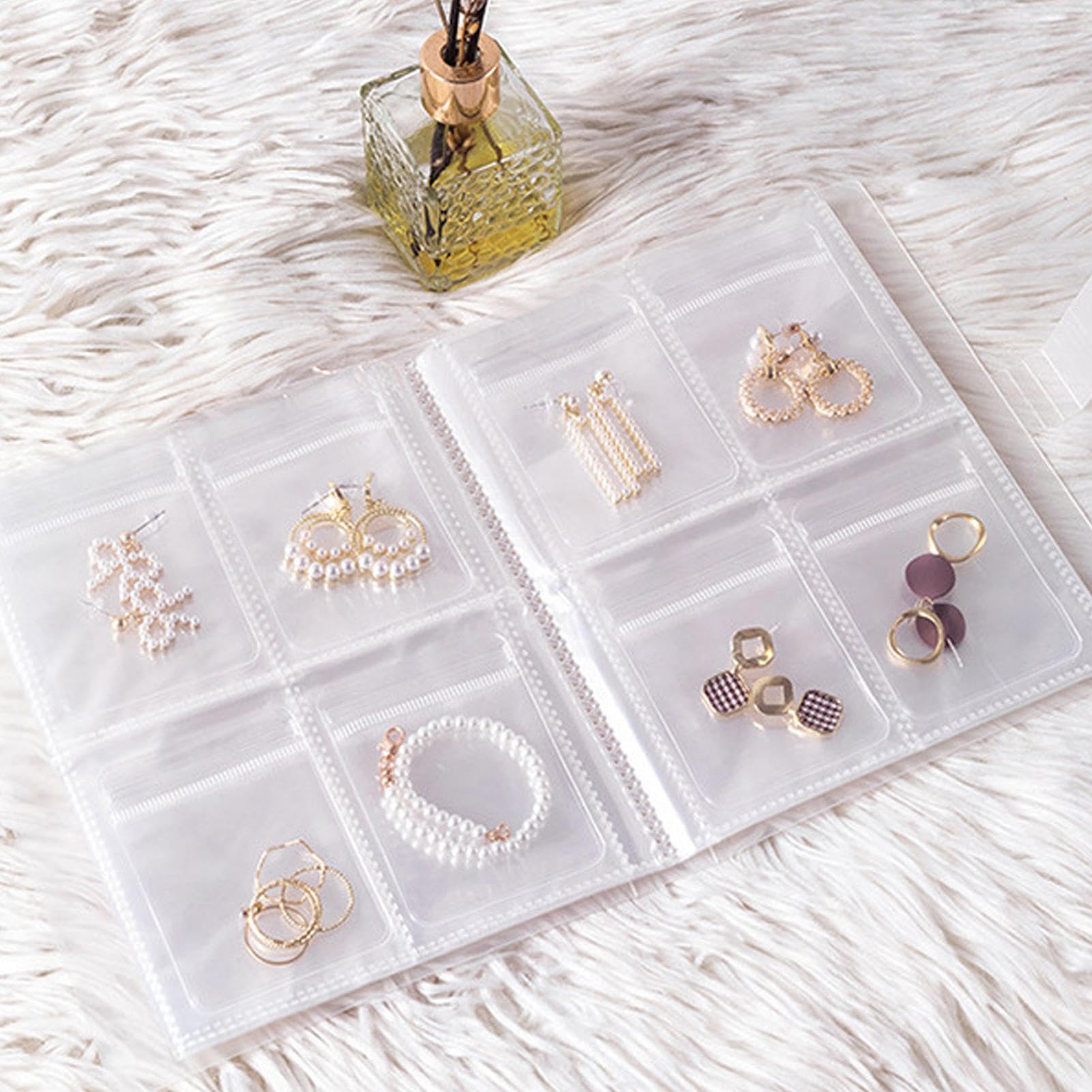 Reizen Sieraden Organizer Boek, Sieraden Opslag Boek, Draagbare Sieraden Organizer Boek, Compacte Sieraden Organizer, Transparante Travel Armband