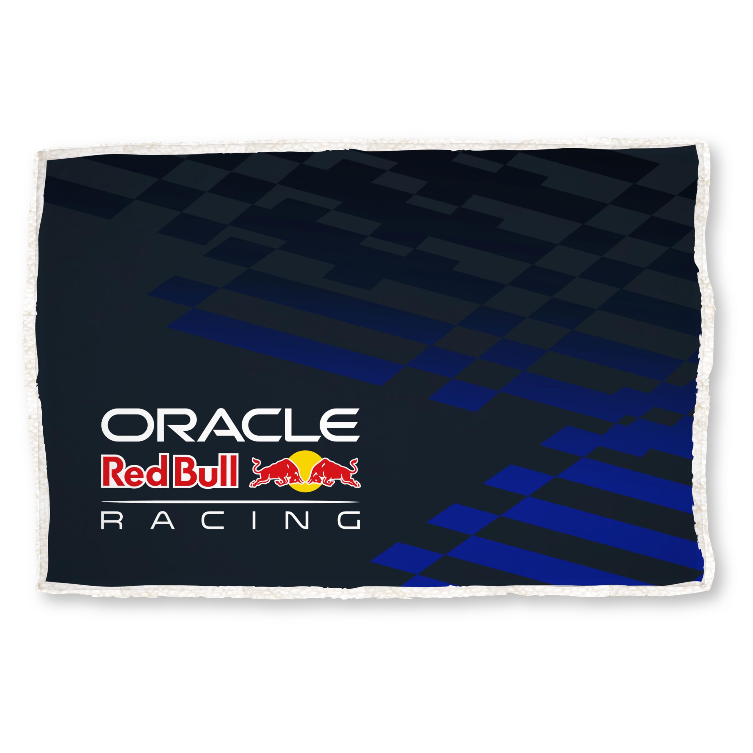 Red Bull  Kids  Gradient Sherpa Backed Fleece Blanket in Size 120x150cm, Sports Direct