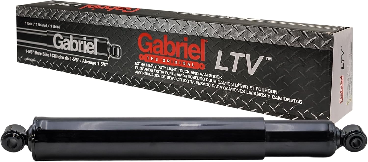 Gabriel 58901 LTV Severe Duty Front Shock Absorbers for 88-99 Chevrolet K1500; 95-00 Chevrolet Tahoe 4WD; 88-99 GMC K1500; 92-99 GMC Yukon 4WD (1 Pack)