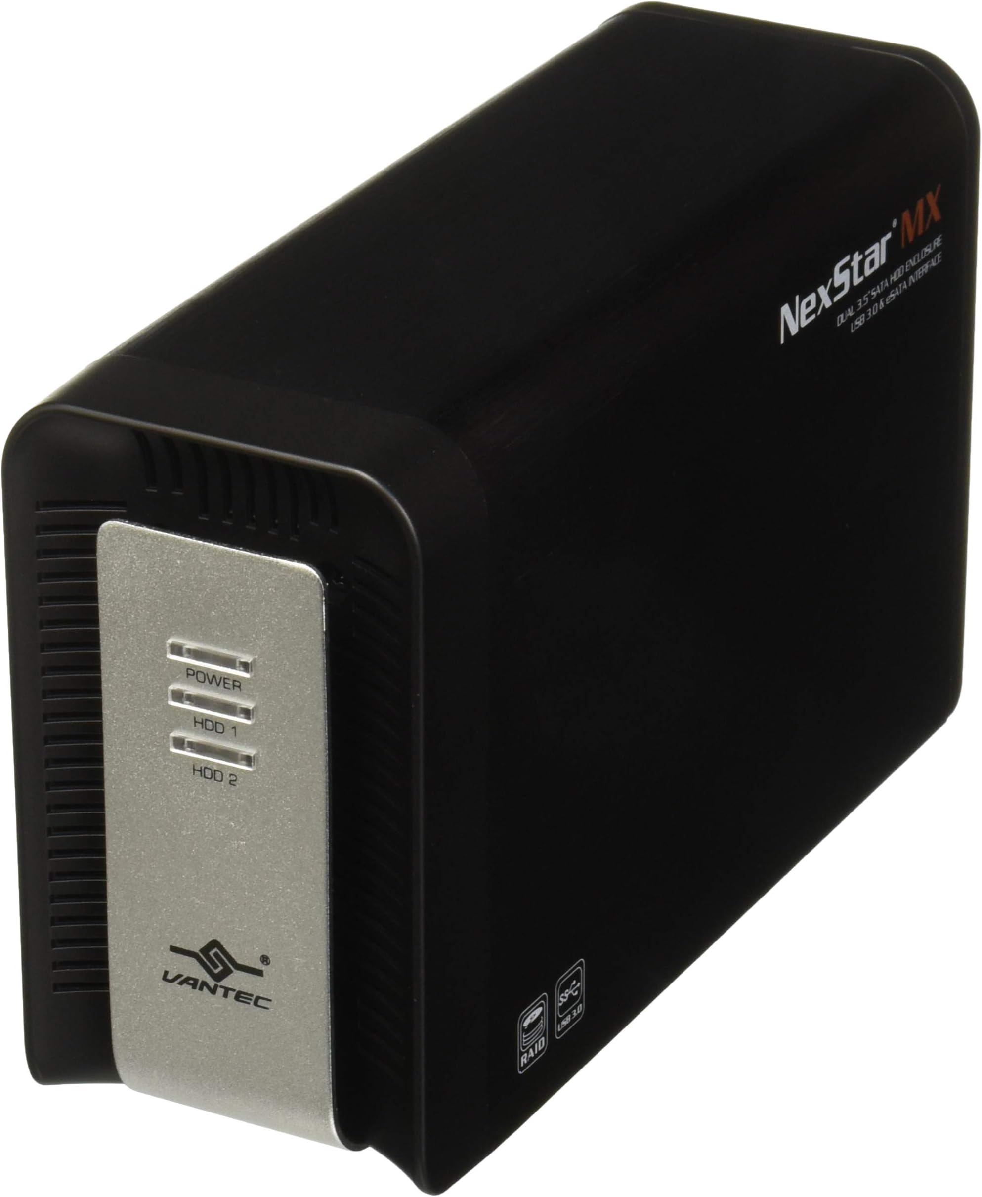 Vantec NexStar MX NST-400MX-S3R Dual Bay External HDD Enclosure