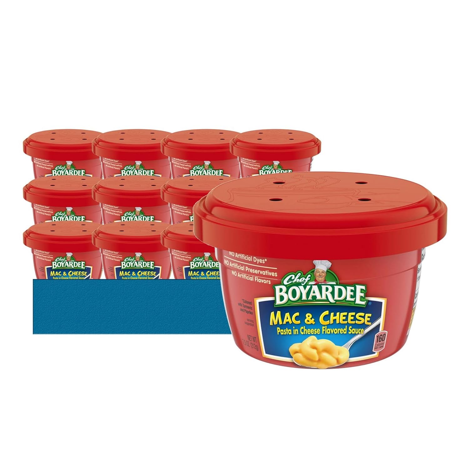 Chef Boyardee - Lavinia Essentials Bundle: 16- Pack of Mac & Cheese Microwavable 7.5 oz Cups + 1 Utility Freebie by Lavinia