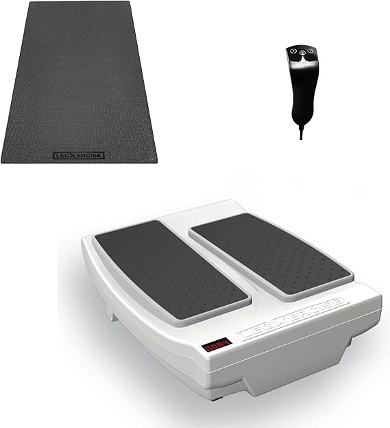 LegXercise PRO + Non-Slip Mat (Wireless Remote)