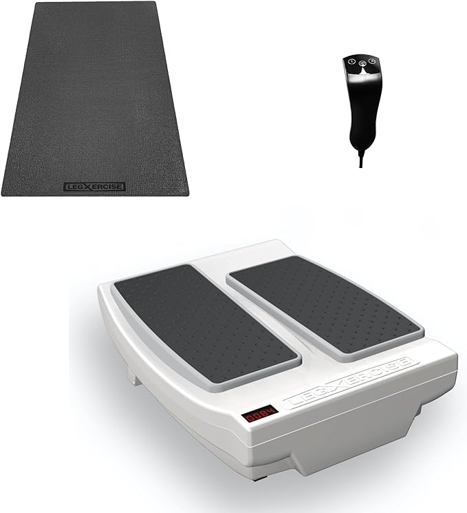LegXercise PRO + Non-Slip Mat (Wireless Remote)