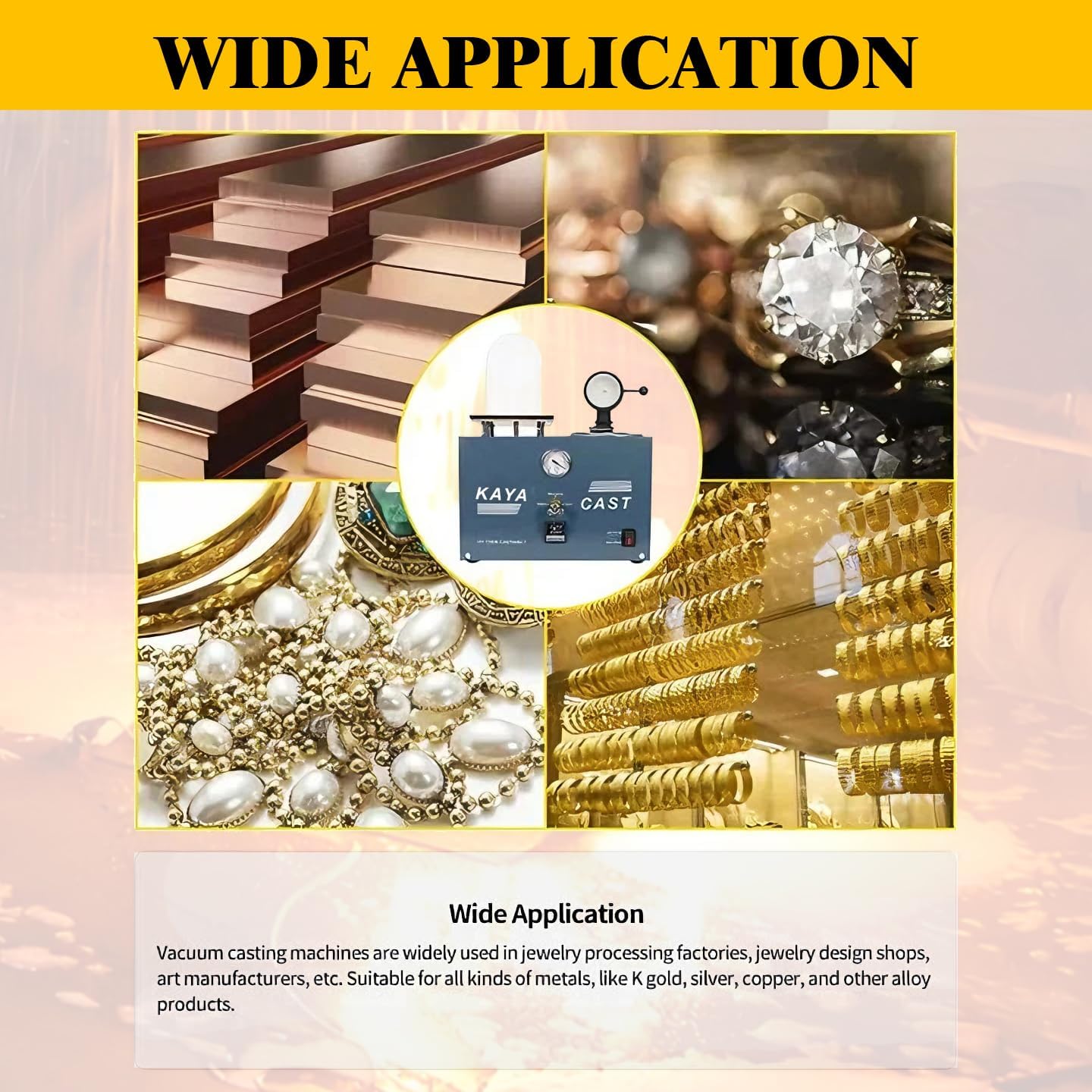 2L Vacuum Casting Machine - Gold Melting Furnace with Graphite Crucible, 3 CFM Vacuum Pump, High Temperature Refining Equipment for Jewelry Casting (1/2 HP, 110V, Model CM06)