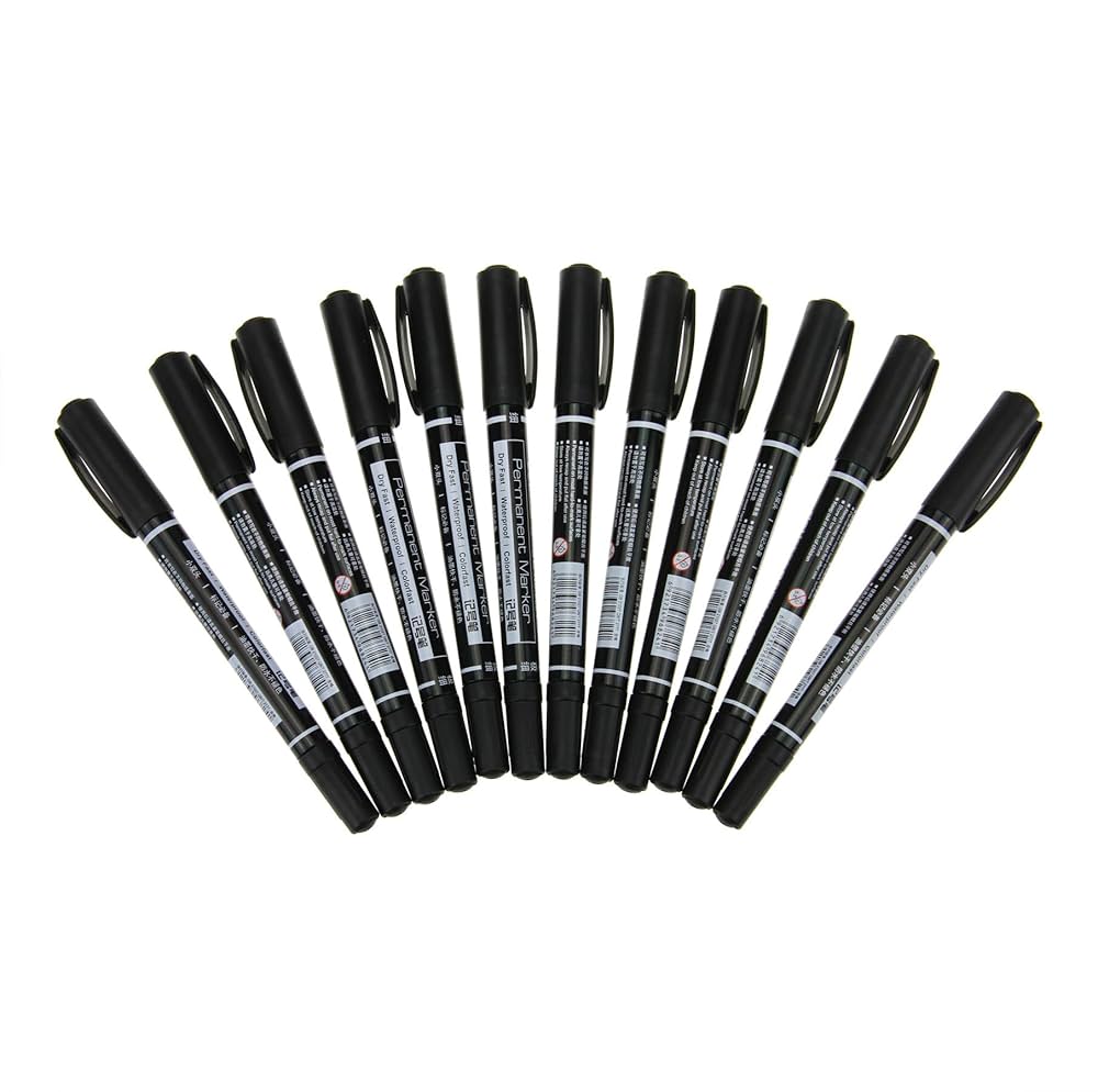 DVD、CD、ペンライトセット Amazon | ZEYAR ツインチップ 油性マーカー CD/DVDマーカー 12色