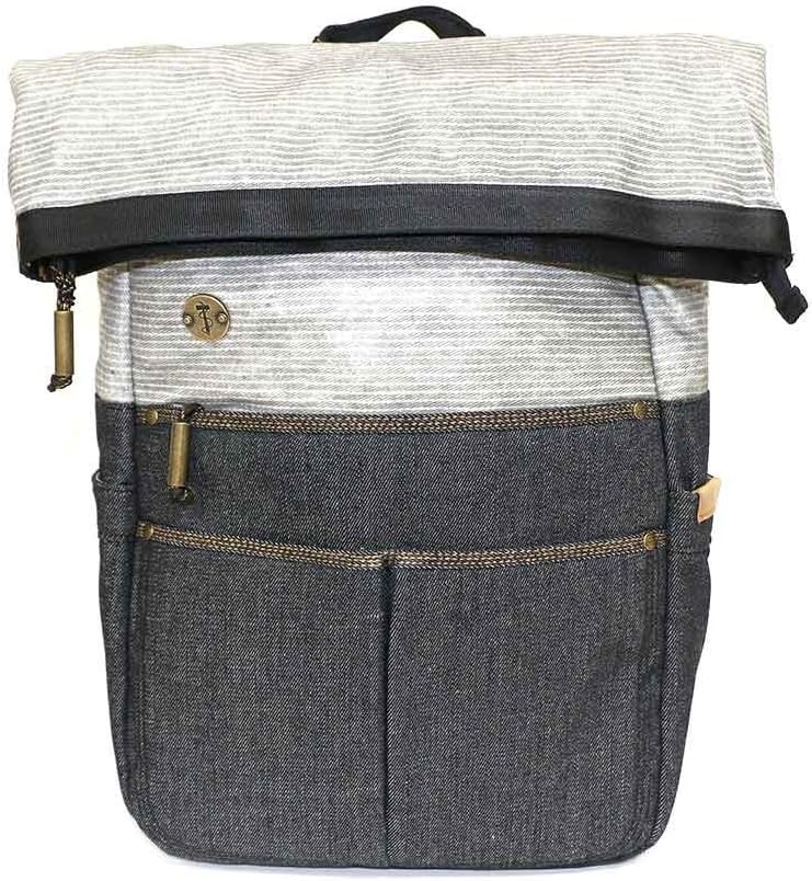 Focused Space Expedition Rolltop Backpacck — Denim