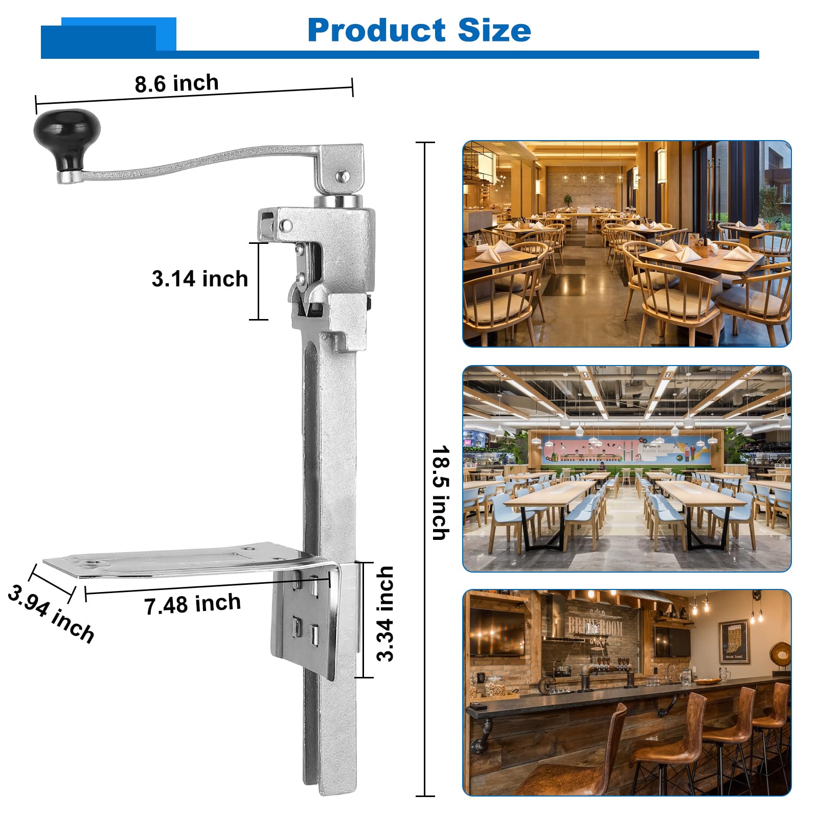 Amazon | 業務用缶切り 高耐久 - 工業用手動缶切りは、Edlund #1に対応