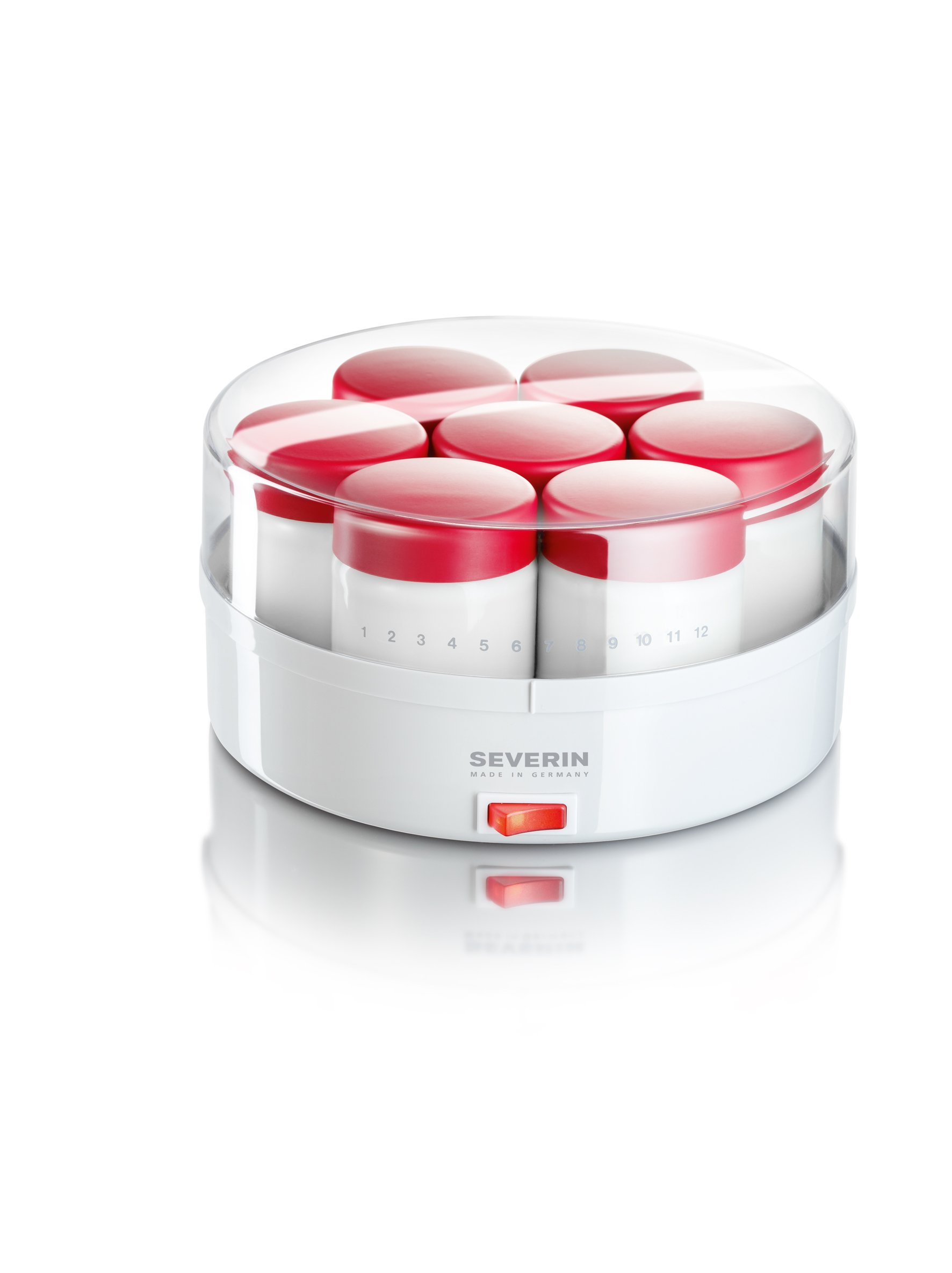 Severin JG 3519 Yoghurt Maker with 14 Glass Jars