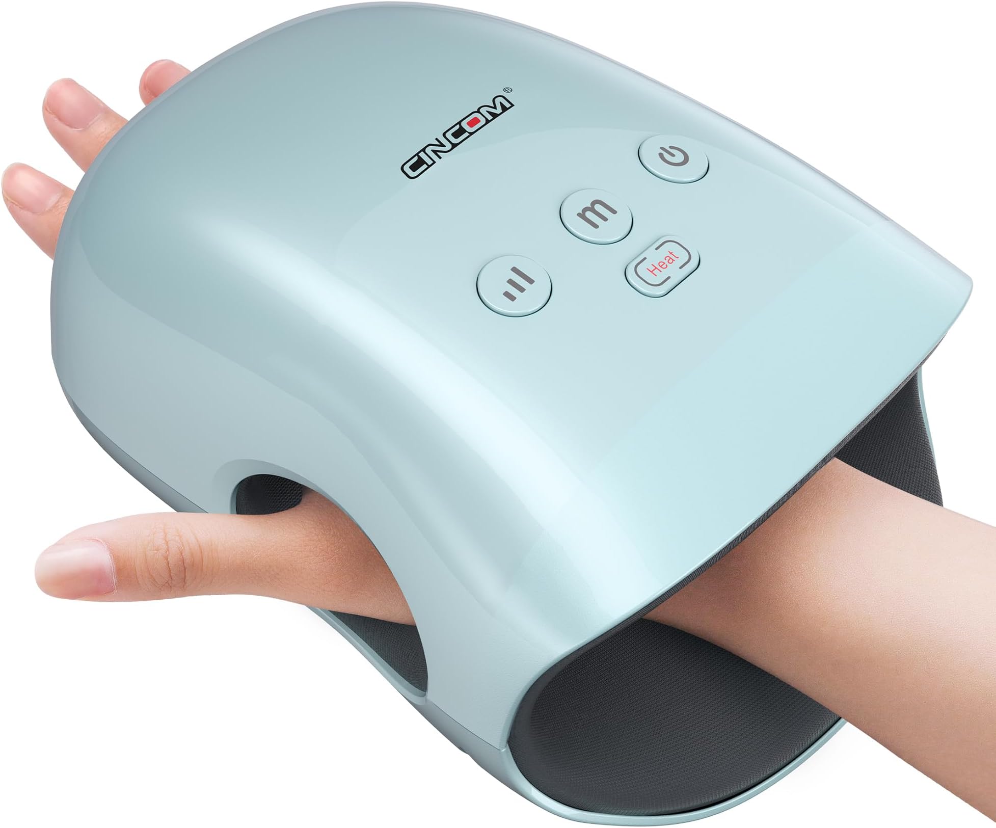 CINCOM Hand Massager - Cordless Hand Massager With Heat And Compression For Arthritis And Carpal Tunnel
