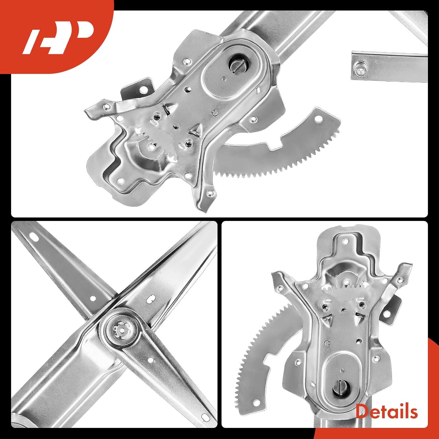 A-Premium Power Window Regulator Without Motor Compatible with Land Rover Discovery 1995-2004 Sport Utility Front Driver Side