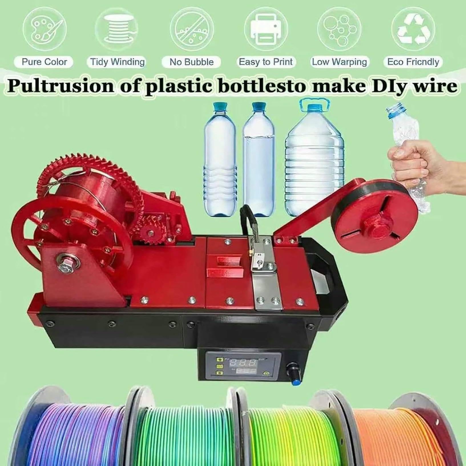 Wytłaczarki Do Drukarek 3D, Maszyna Do Produkcji Filamentu Na Biurko, Producent Filamentu Pet, Cyfrowa Kontrola Temperatury, Dla Rodzin, Małych Studiów I Majsterkowiczów